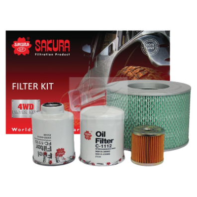 FILTER KIT OIL AIR FUEL FORD MAZDA RANGER PJ PK BT50 WEAT