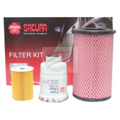 FILTER KIT OIL AIR FUEL NISSAN NAVARA D22 ZD30DDT 3.0L TURBO