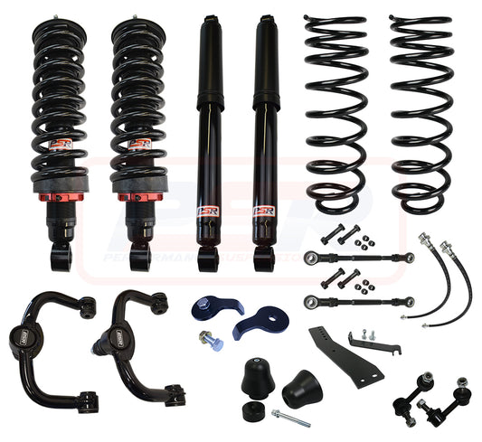 Nissan Navara NP300 Coil Rear PSR TTG 2" Lift Kit LONG TRAVEL (1" Rear)